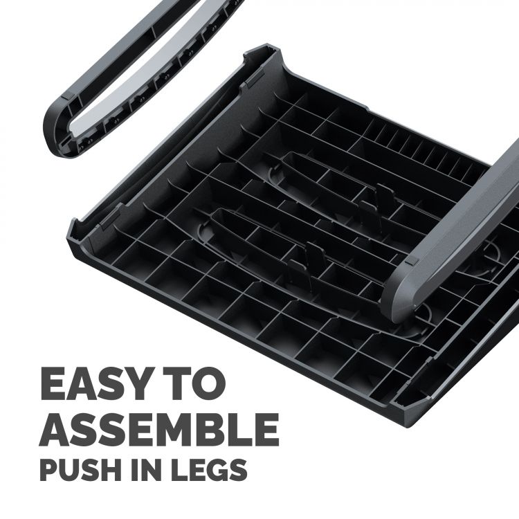 Fellowes Breyta Foot Rest Black - Image 7