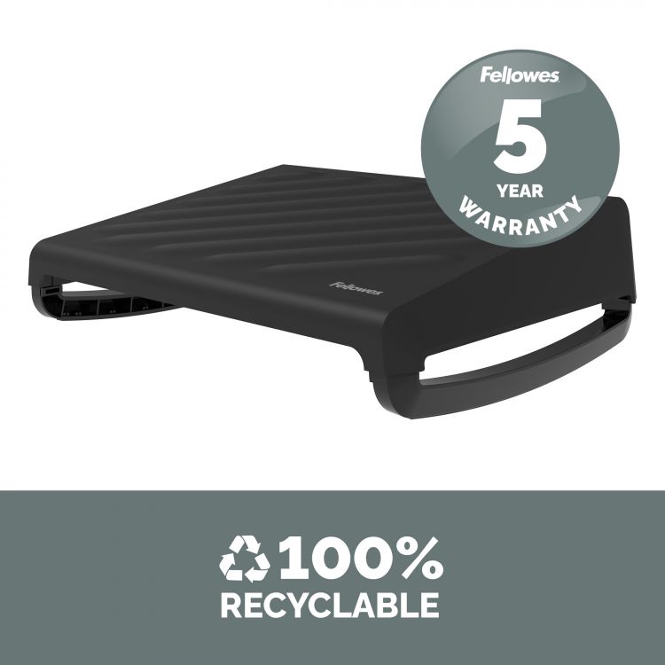 Fellowes Breyta Foot Rest Black - Image 3