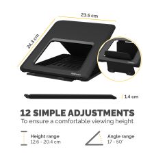 Fellowes Breyta Laptop Stand Black thumbnail 5