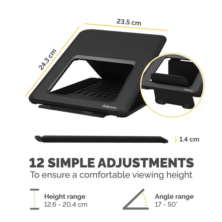 Fellowes Breyta Laptop Stand Black - Image 5