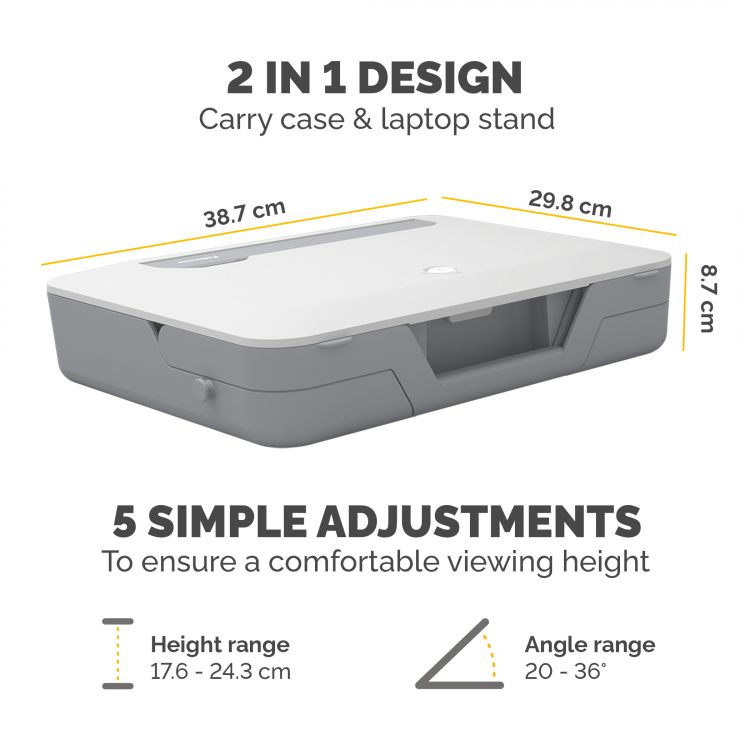 Fellowes Breyta Laptop Carry Case White - Image 4