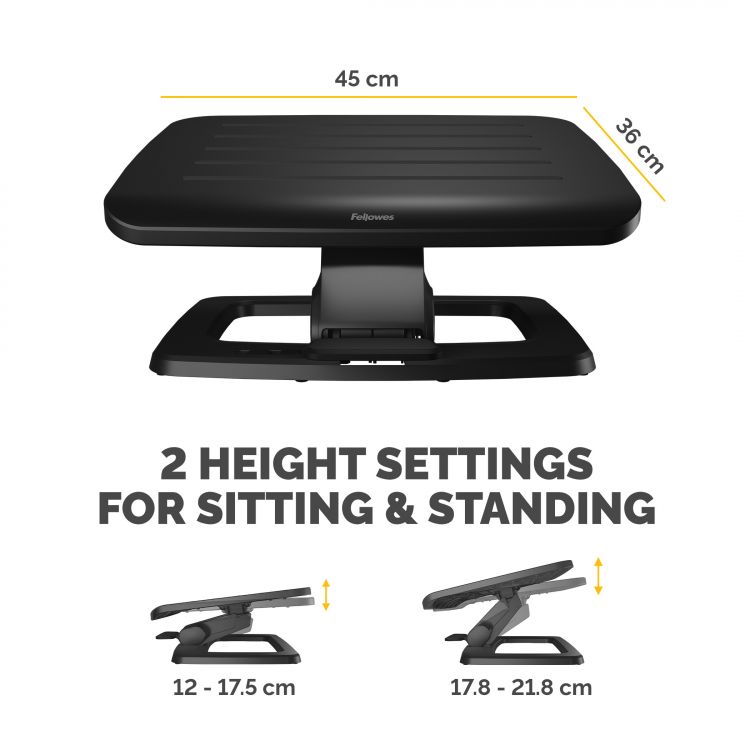 Fellowes Hana LT Footrest Black - Image 5