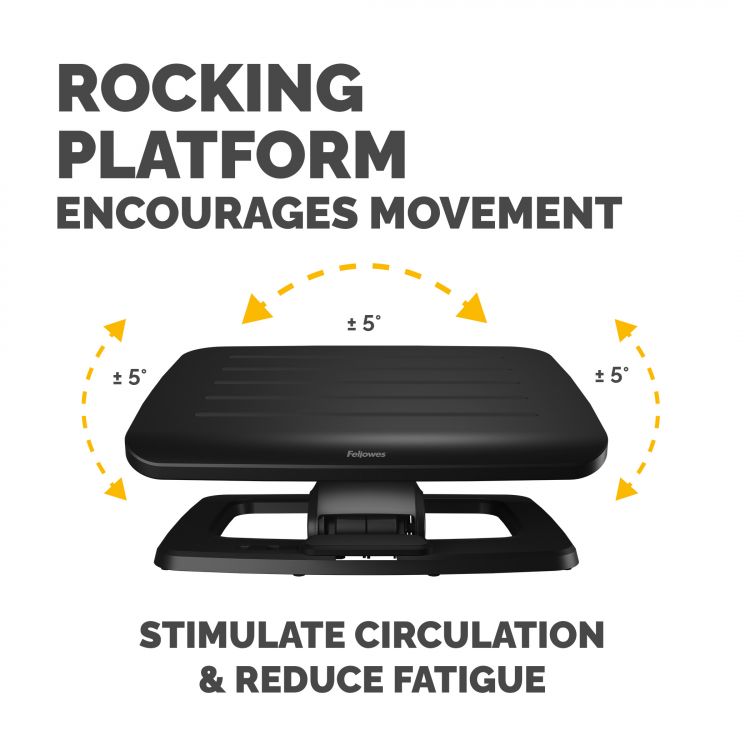 Fellowes Hana LT Footrest Black - Image 2