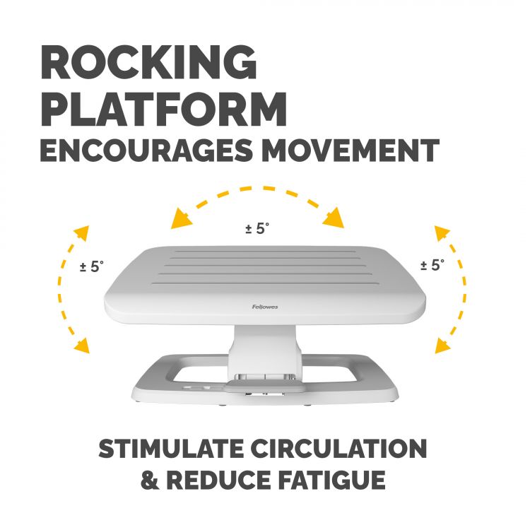 Fellowes Hana LT Footrest White - Image 2