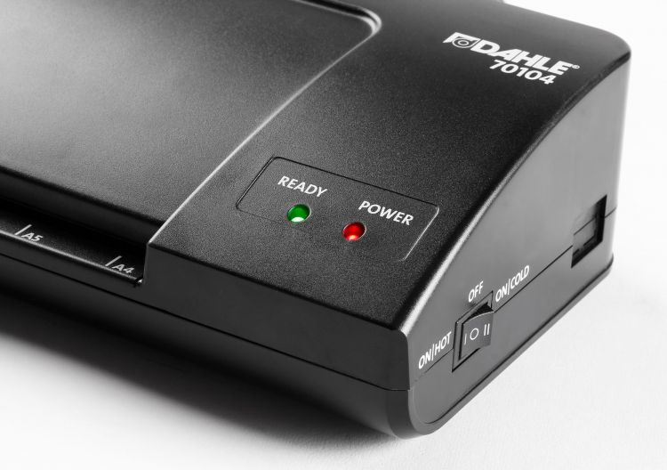 Dahle 70104 A4 Laminator with 2 Heated silicone Rollers - Image 6