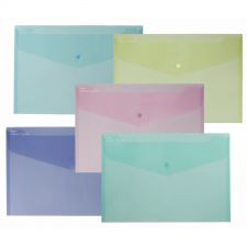 Snopake 15914 ReBorn Recycled Foolscap Polyfile Pack of 5 thumbnail 1