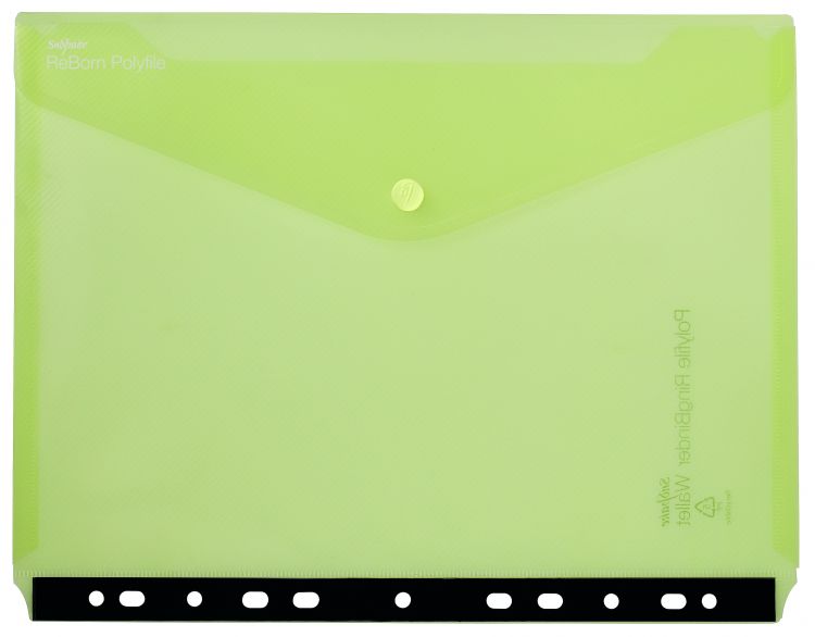 Snopake 15916 ReBorn Recycled RingBinder Wallet Polyfile Pack of 5 - Image 6