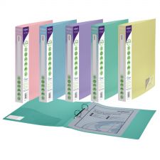 Snopake 15918 ReBorn Recycled A4 2 O-Ring 25 mm Ringbinder Polyfile Pack of 5 thumbnail 1