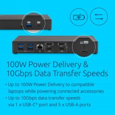 Kensington SD4781P EQ USB-C and USB-A Dual 4K Docking Station thumbnail 6