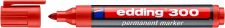 edding 300 Permanent Marker A8 Bullet Red Box of 10 thumbnail 2