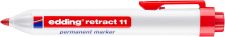 edding 11 Retract Permanent Marker Red Box of 10 thumbnail 2