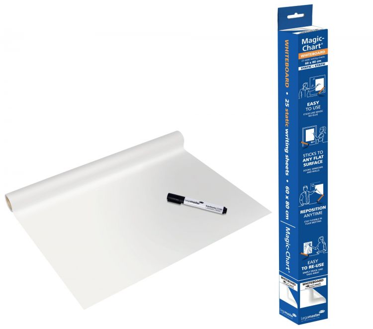 Legamaster Magic-Chart Plain whiteboard foil 60x80cm - Image 2