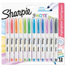 Sharpie 2138233 S-Note Chisel Tip Creative Markers Pack of 12 thumbnail 1