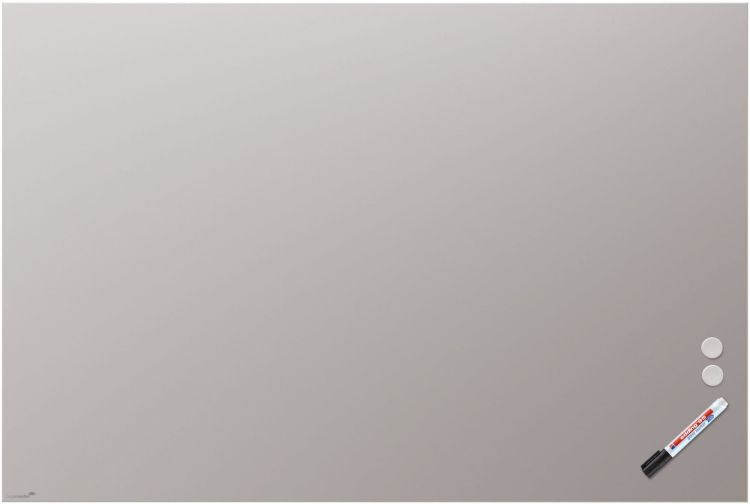 Legamaster Matte Glassboard 100x150 Warm Grey - Image 2