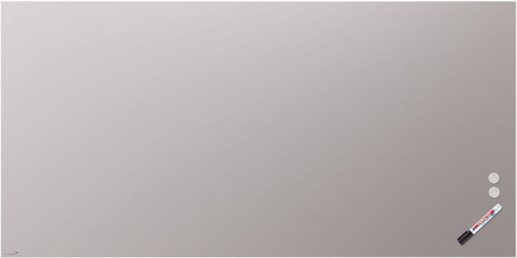 Legamaster Matte Glassboard 100x200 Warm Grey - Image 2
