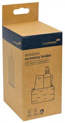Legamaster WOODEN Whiteboard Accessory Holder Magnetic thumbnail 2