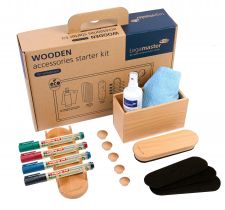 Legamaster WOODEN Whiteboard Accessory Set 17-piece thumbnail 1