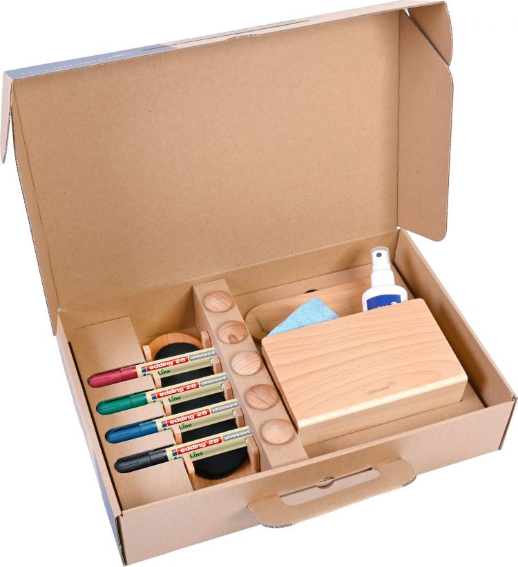 Legamaster WOODEN Whiteboard Accessory Set 17-piece - Image 2