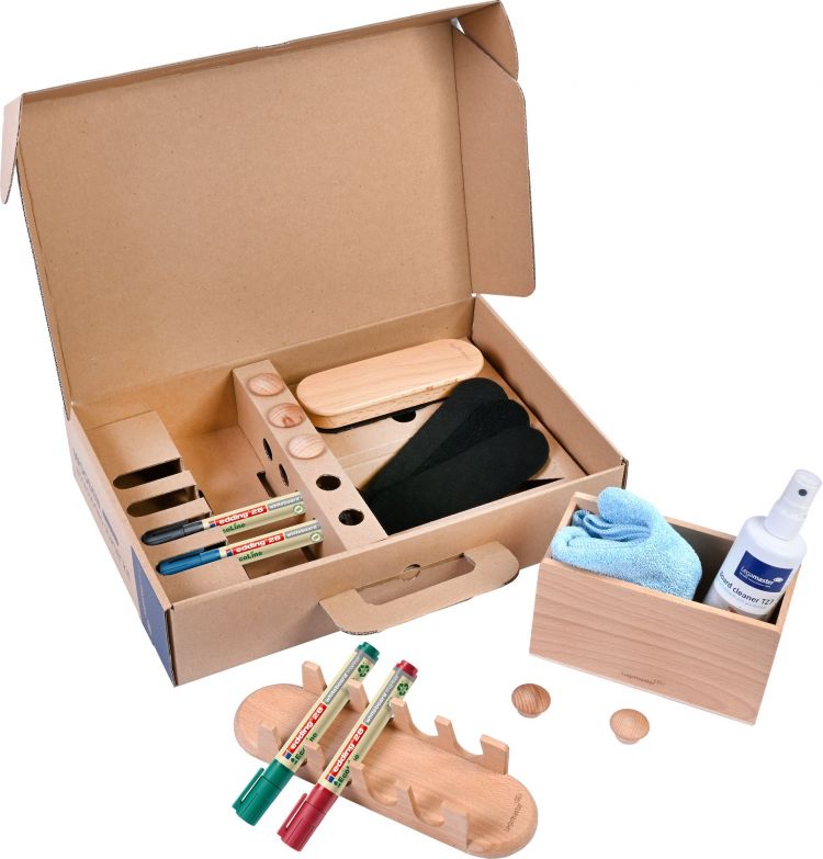 Legamaster WOODEN Whiteboard Accessory Set 17-piece - Image 3