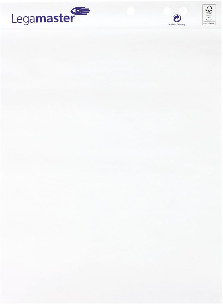 Legamaster flipchart paper pad plain 5pcs - Image 3