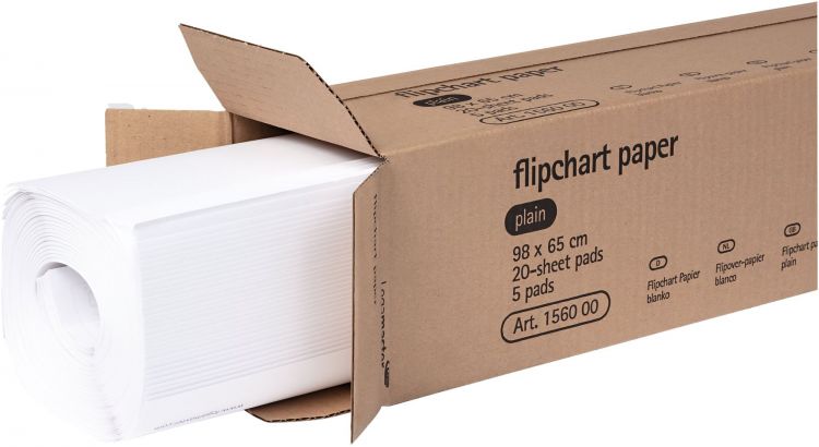 Legamaster flipchart paper pad plain 5pcs - Image 4