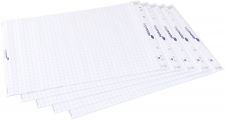 Legamaster flipchart paper pad grid 5pcs thumbnail 1