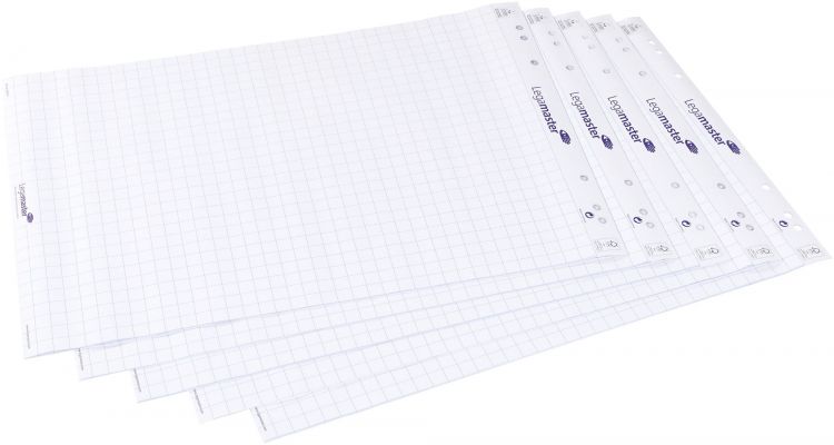 Legamaster flipchart paper pad grid 5pcs - Image 1