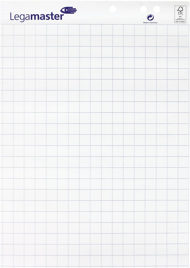 Legamaster flipchart paper pad grid 5pcs - Image 2