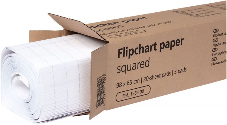 Legamaster flipchart paper pad grid 5pcs - Image 3