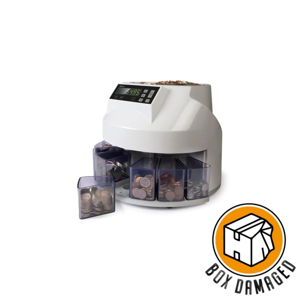 Safescan 1250 GBP Automatic Coin Counter and Sorter - BOX DAMAGED