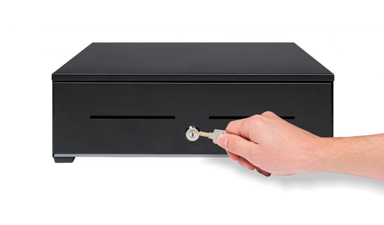 Safescan HD-4142 Heavy Duty Cash Drawerwith 8 Coin and 8 Note Trays - Image 5