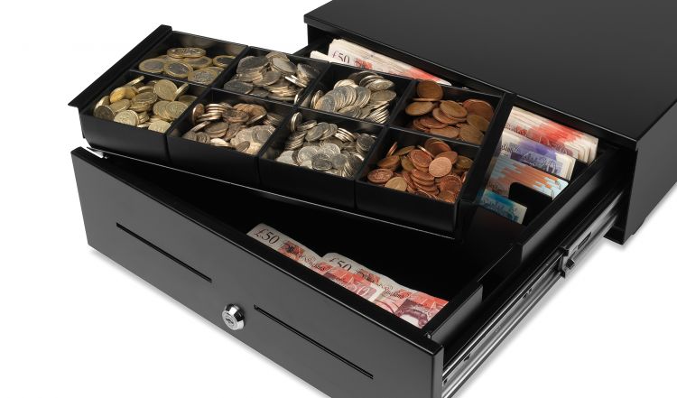 Safescan HD-4142 Heavy Duty Cash Drawerwith 8 Coin and 8 Note Trays - Image 8