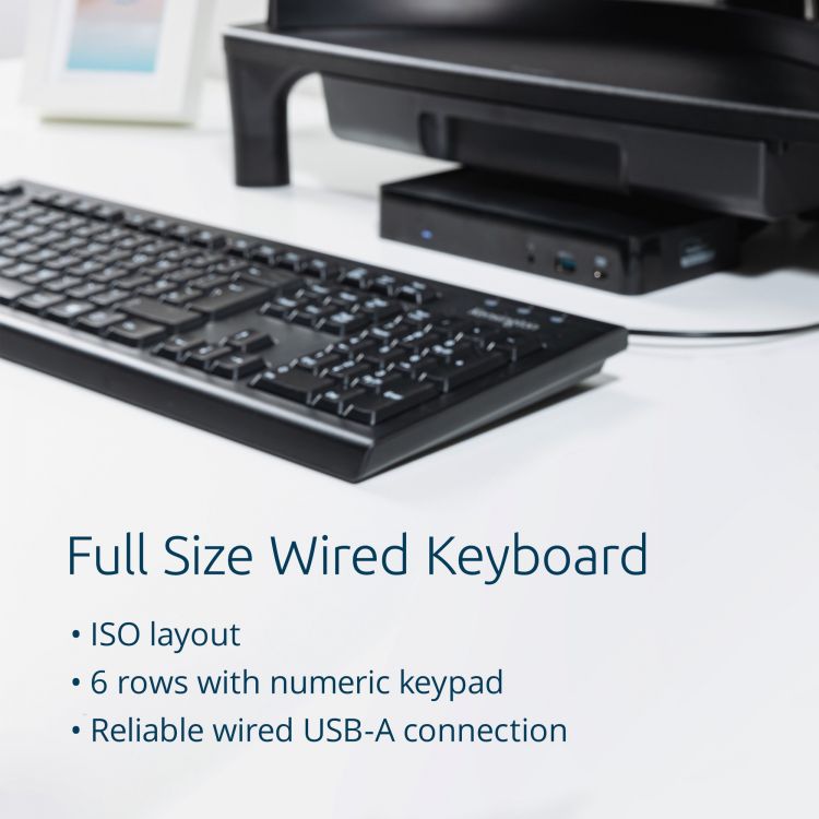 Kensington KB100 EQ Wired Full Size Keyboard - Image 2