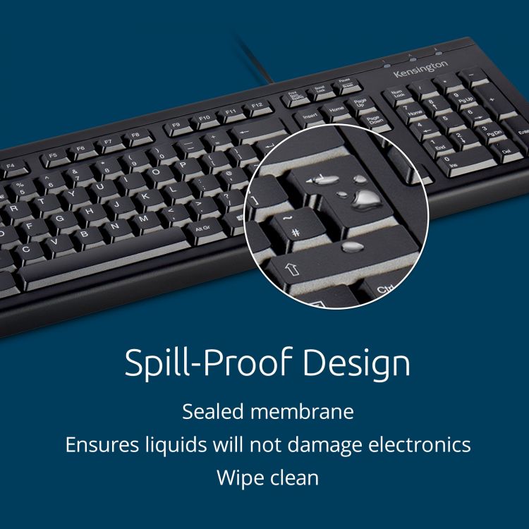 Kensington KB100 EQ Wired Full Size Keyboard - Image 5