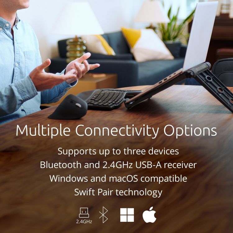 Kensington K75491UK Pro Fit Ergo KB675 EQ TKL Rechargeable Keyboard - Image 4