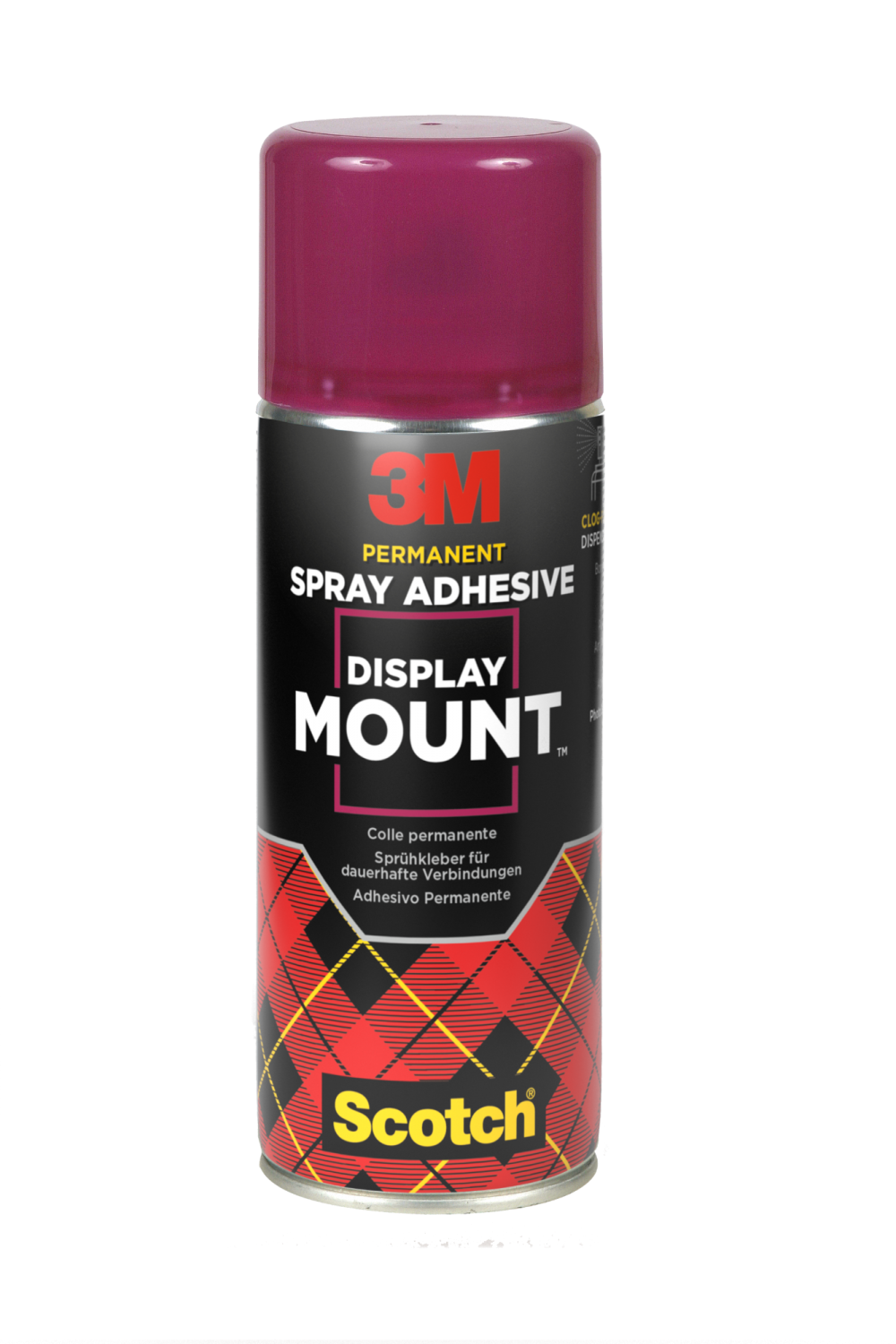 Scotch Display Mount Permanent Adhesive Spray CFC Free 400ml 