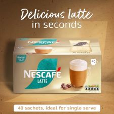 NESCAFE Latte Coffee Sachets 40 x 18g thumbnail 2