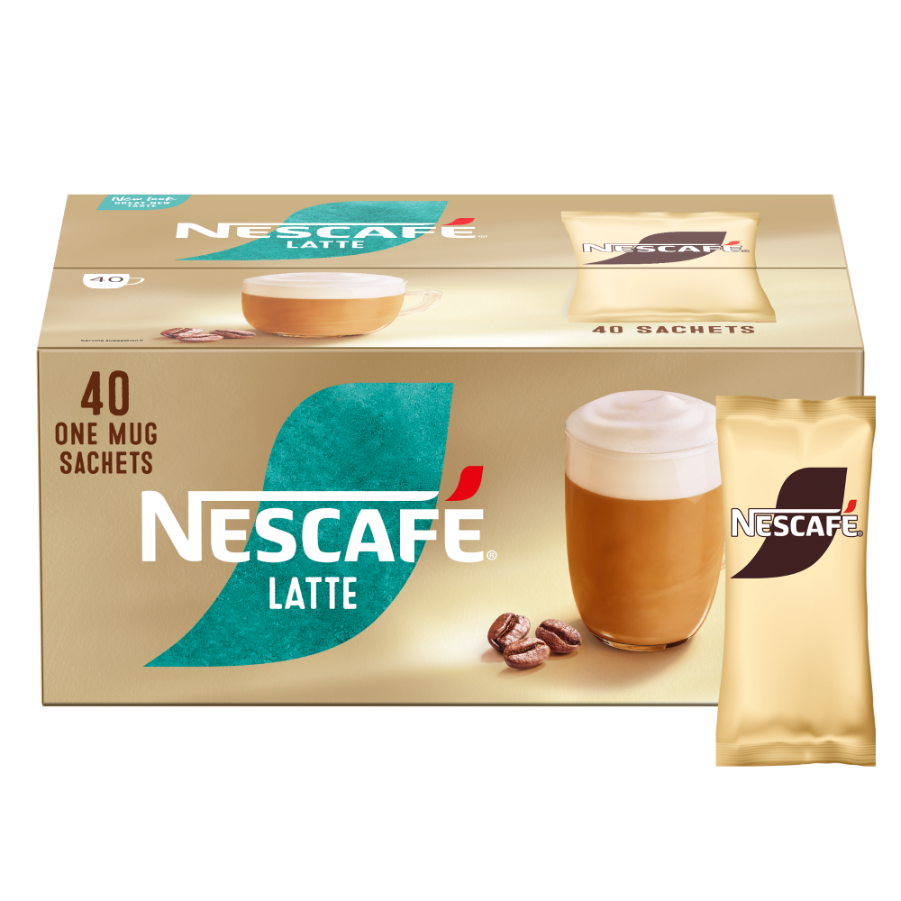 NESCAFE Latte Coffee Sachets 40 x 18g