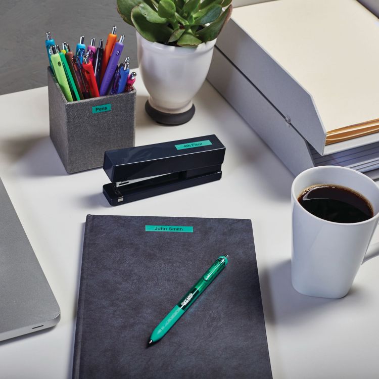 Dymo 40919 D1 9mm x 7m Black on Green Tape - Image 7