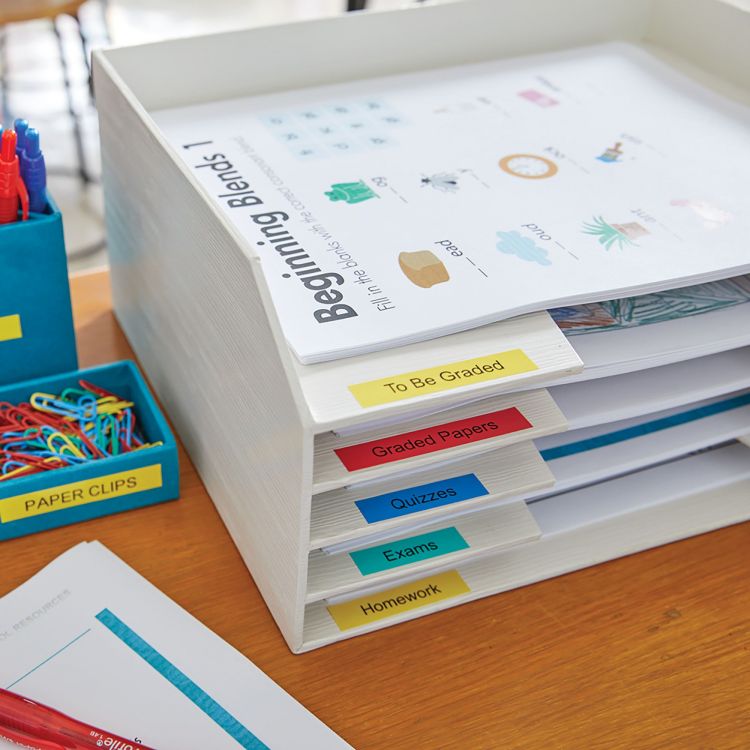 Dymo 40919 D1 9mm x 7m Black on Green Tape - Image 8