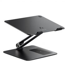 Alogic Elite Power Laptop Stand with Wireless Charger Black thumbnail 1