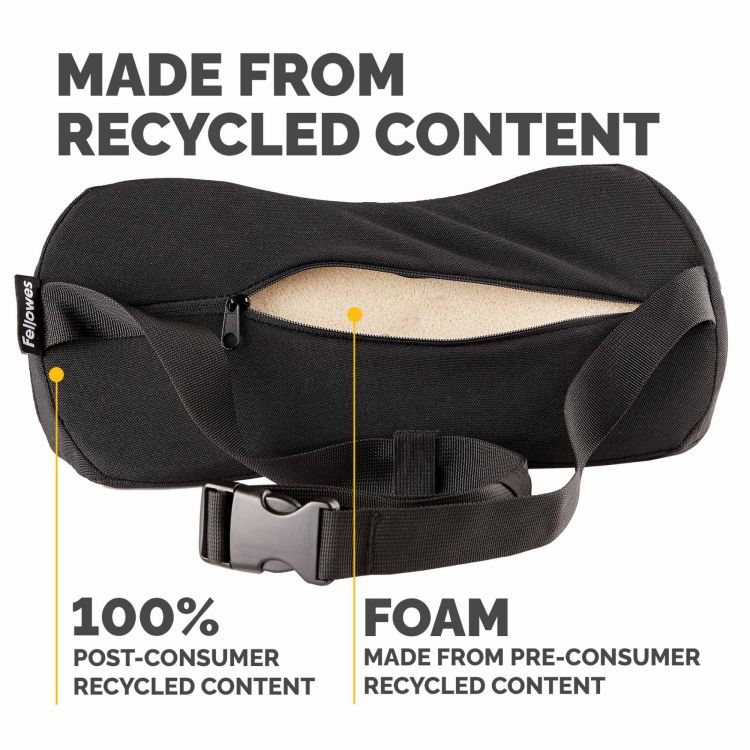 Fellowes Breyta Lumbar Back Support Cushion - Image 4