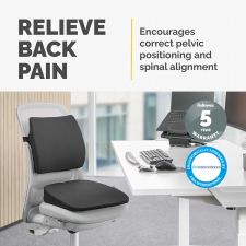 Fellowes Breyta Wedge Seat Cushion with Coccyx Cut Out thumbnail 5