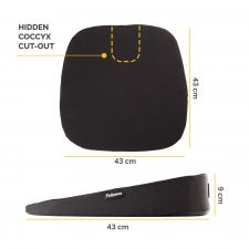 Fellowes Breyta Wedge Seat Cushion with Coccyx Cut Out thumbnail 2