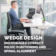 Fellowes Breyta Wedge Seat Cushion with Coccyx Cut Out thumbnail 6