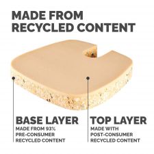 Fellowes Breyta Comfort Seat Cushion with Coccyx Cut Out thumbnail 5