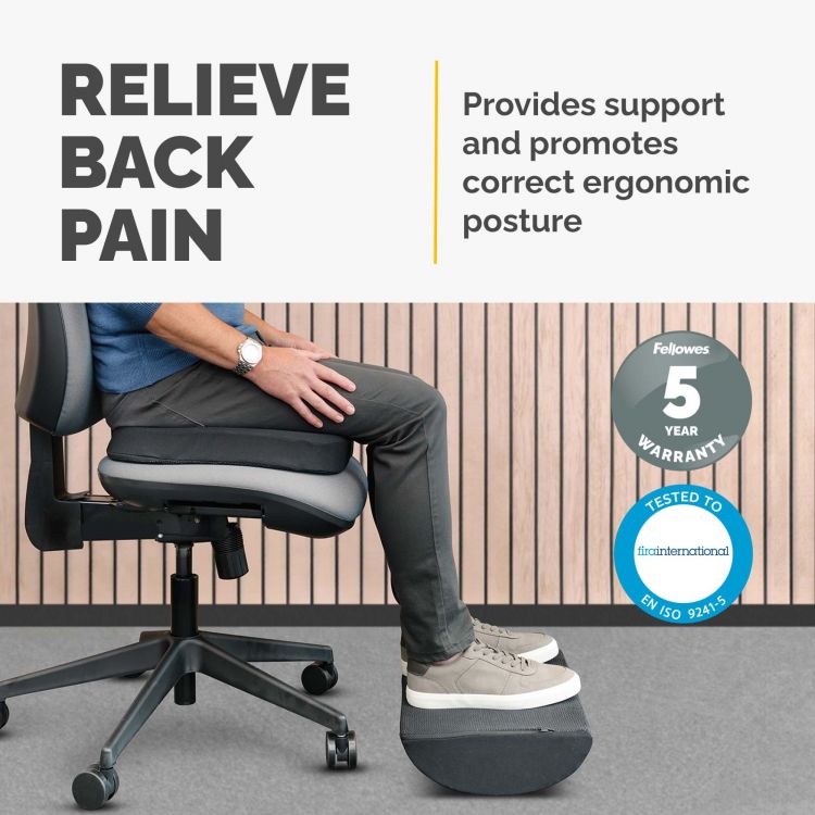 Fellowes Breyta Under Desk Foot Rest Cushion - Image 6