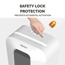 Fellowes Powershred LX25 Cross Cut Shredder White thumbnail 6