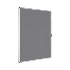 Bi-Office Encore Grey Felt Lockable Board 16 x A4 sheets thumbnail 2