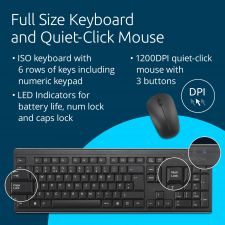Kensington K75562UK KM150 EQ Wireless Desktop Set thumbnail 3